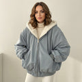 Luna | Reversible Teddy Bomber Jacket