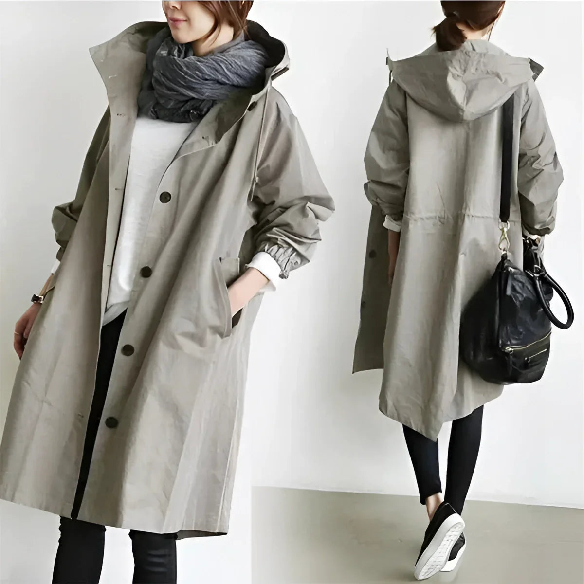 Sophia | Hooded coat