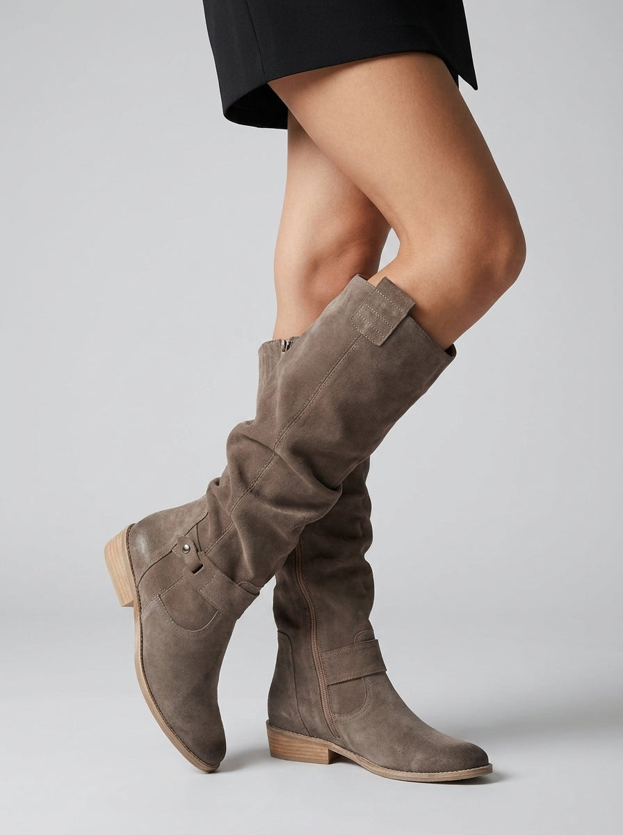 Serenya | Knee-High Suede Boots Women