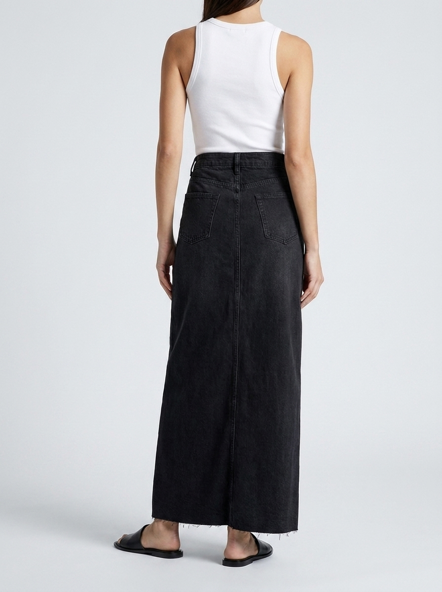 Alzbeta | Long Denim Maxi Skirt for Women