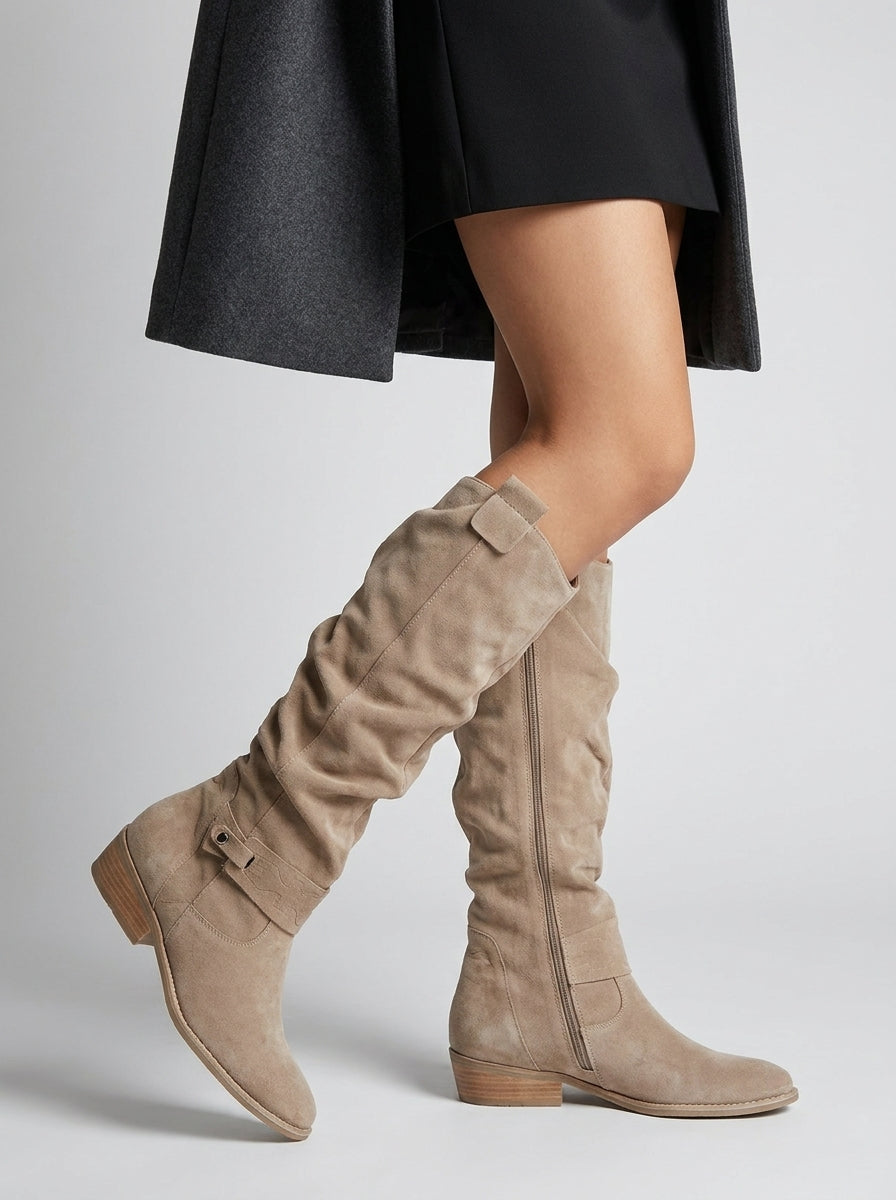 Serenya | Knee-High Suede Boots Women
