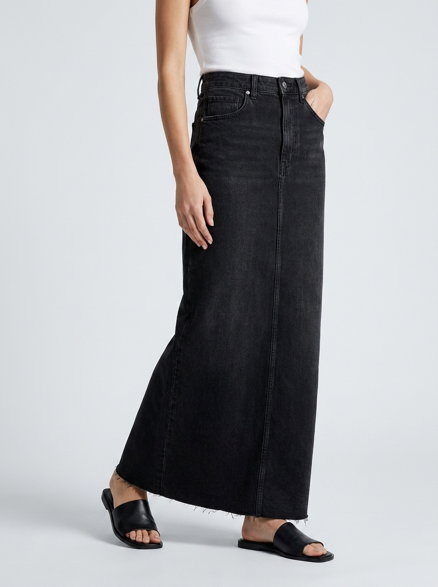 Alzbeta | Long Denim Maxi Skirt for Women