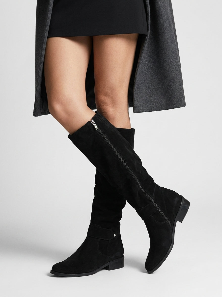 Serenya | Knee-High Suede Boots Women