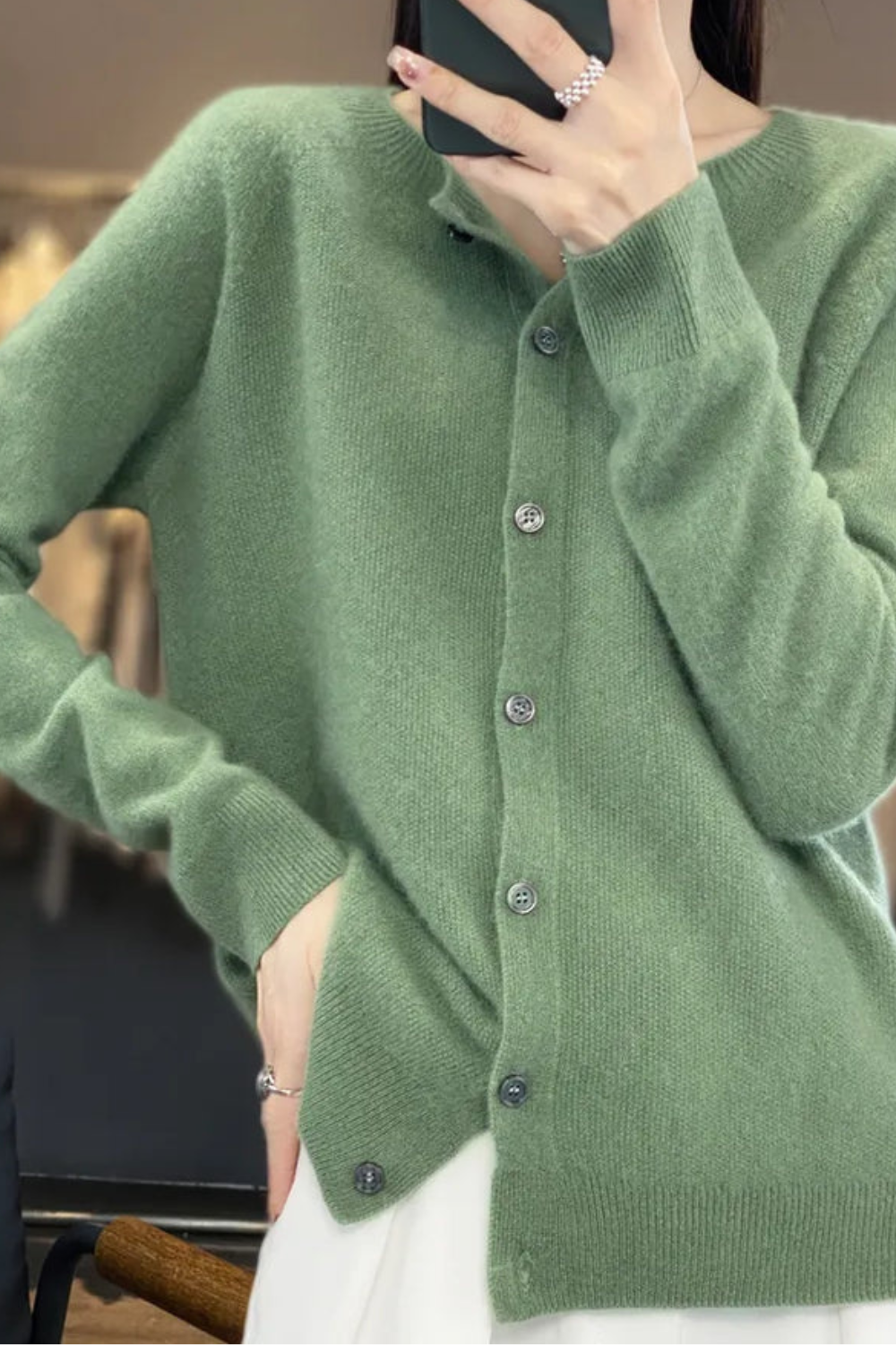 Women’s Cardigan | V Neck with Buttons