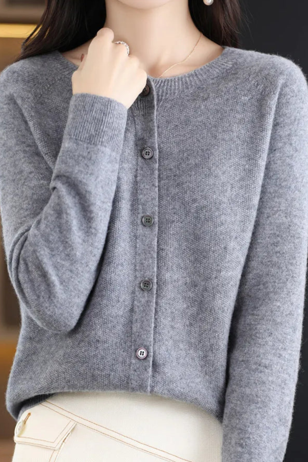 Women’s Cardigan | V Neck with Buttons