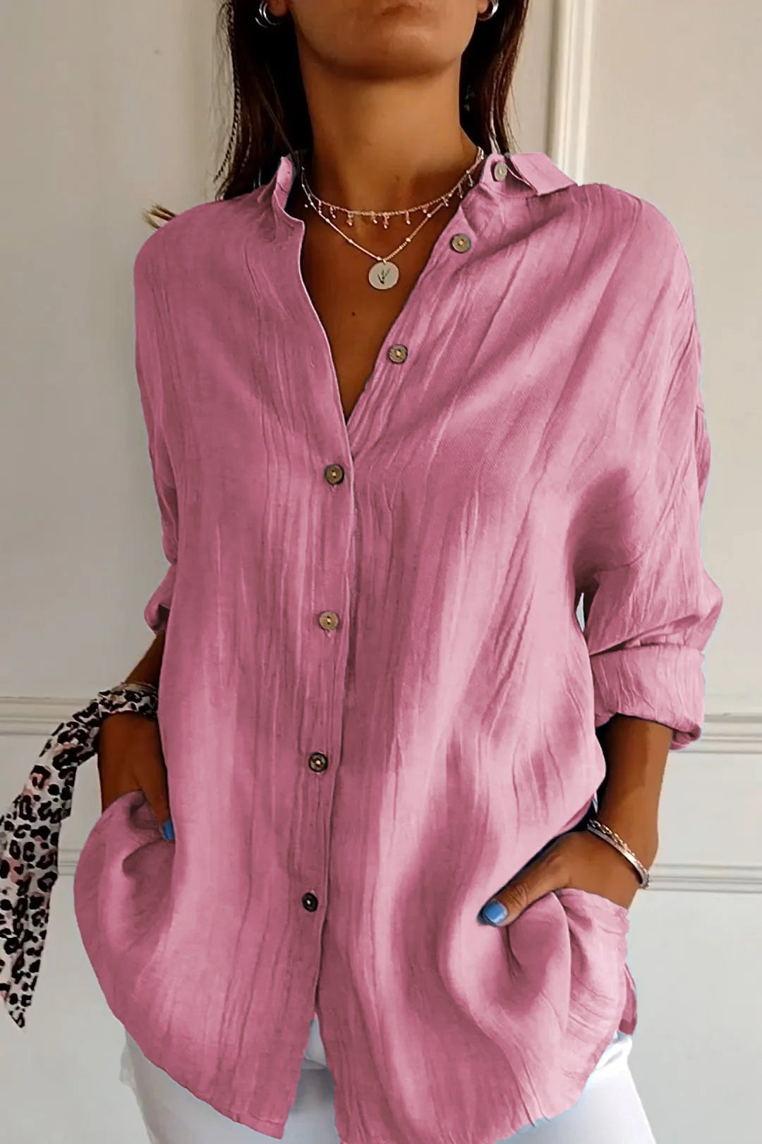 Women’s Shirt | Button Up Long Sleeve