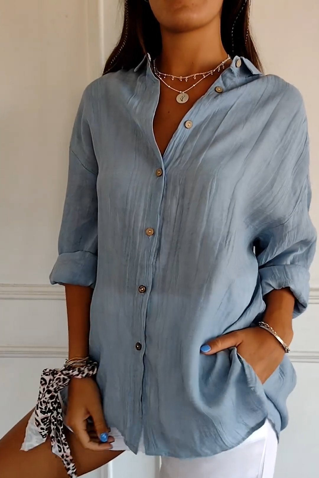 Women’s Shirt | Button Up Long Sleeve