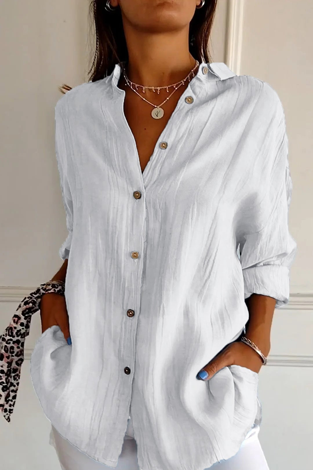 Women’s Shirt | Button Up Long Sleeve