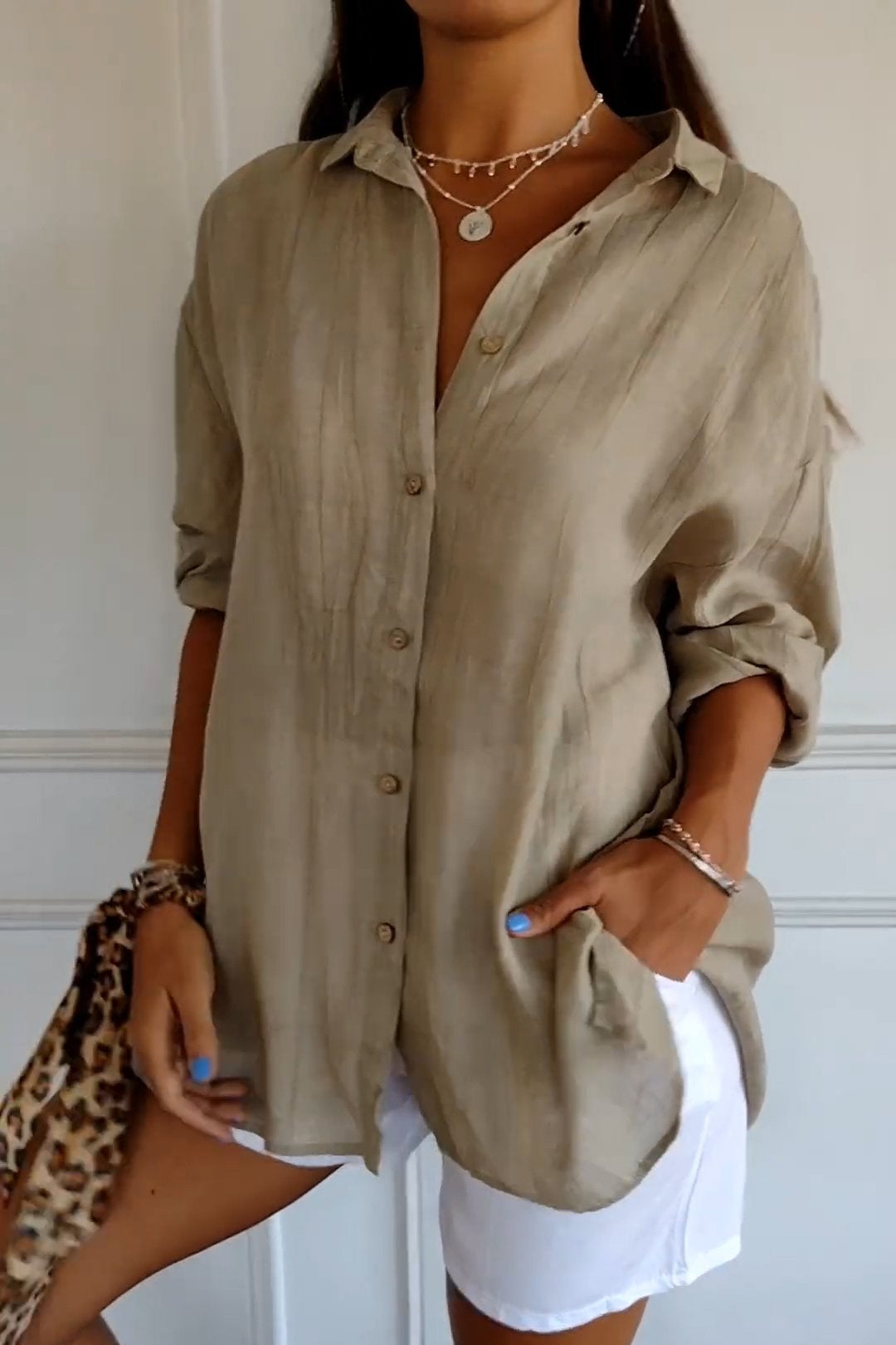 Women’s Shirt | Button Up Long Sleeve