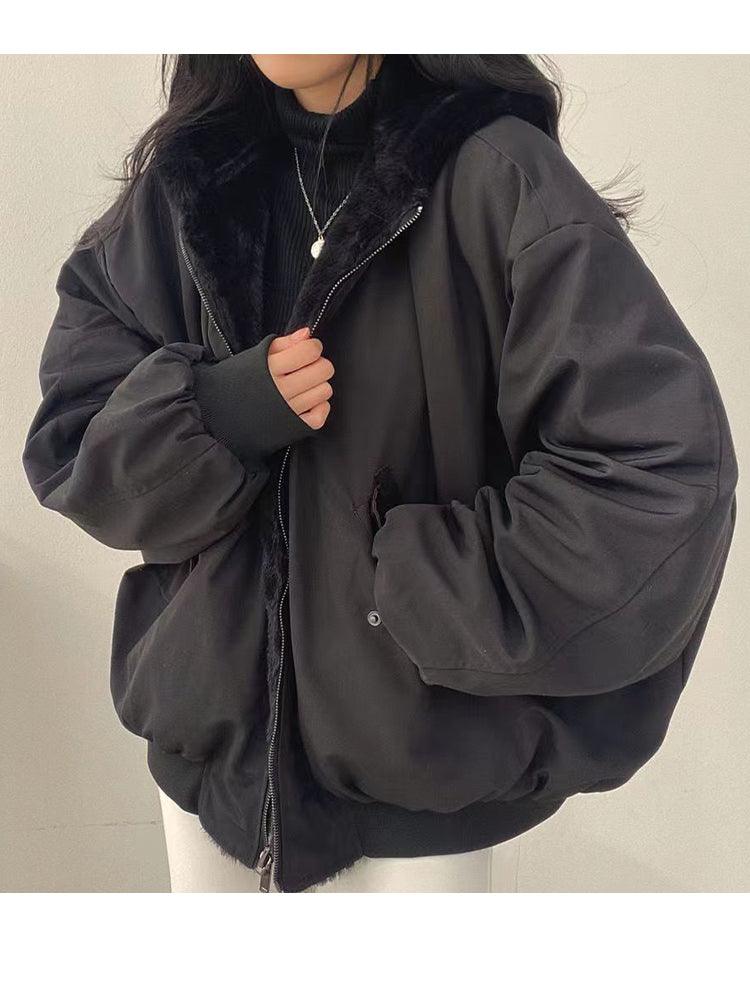 Luna | Reversible Teddy Bomber Jacket