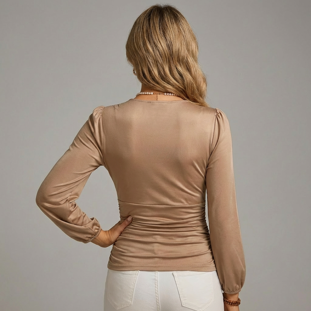 Valéna | Elegant Wrap Top